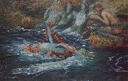Rupert Bunny Mermaids dancing painting
